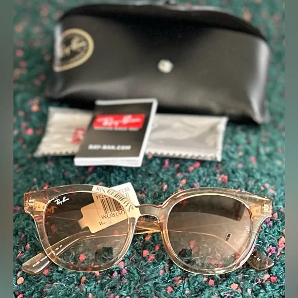 ‼️RARE‼️?RAY-BAN??NWT?50mm Cat Eye Sunglasses in Light Brown/Gradient Brown RARE‼️?RAY-BAN??NWT?50mm Cat Eye Sunglasses in Light  main image 2